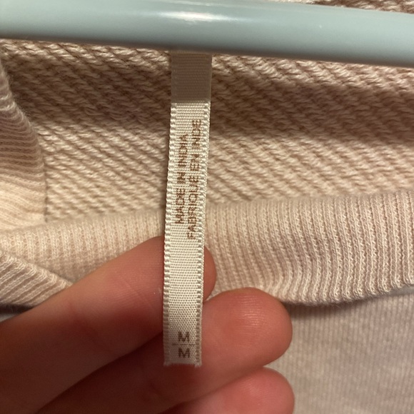 Free People cream hoodie. Women size M. - Picture 2 of 3